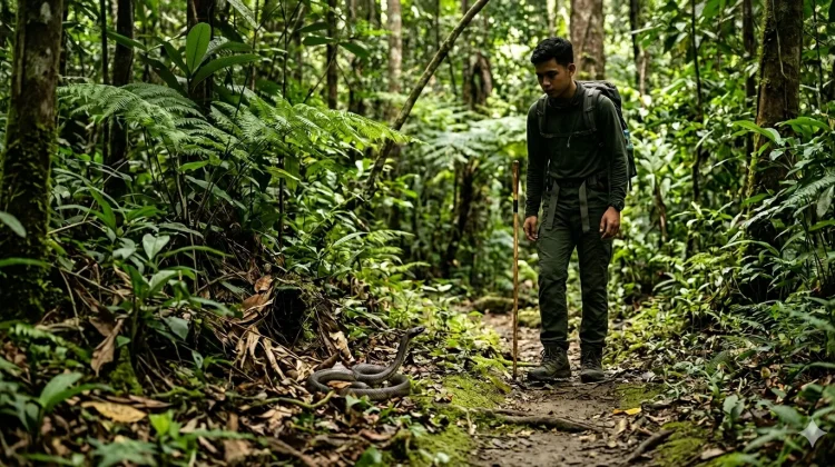 Waspada Satwa Liar, Ini Langkah Mitigasi yang dilakukan saat Bertemu Ular di Hutan
