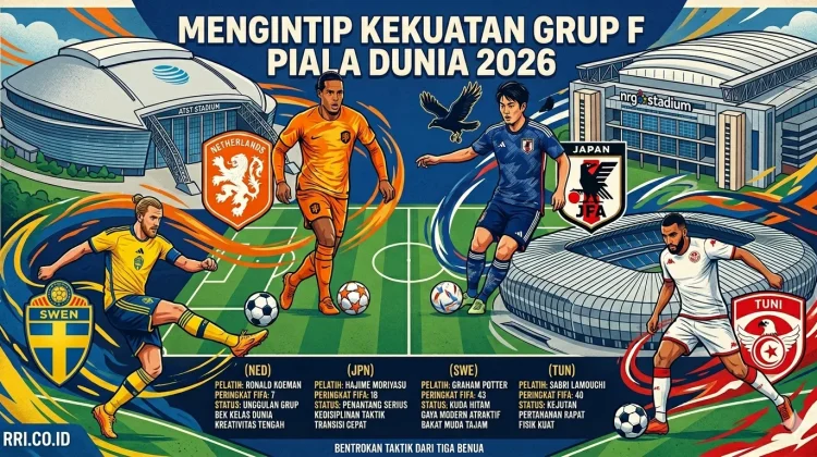 Mengintip Kekuatan Grup F Piala Dunia 2026: Peta Persaingan Sengit Tiga Benua