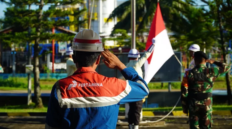 Pertamina Patra Niaga Kilang Kasim Gelar Upacara Hari Lahir Pancasila