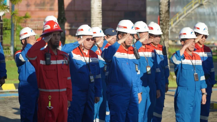Pertamina Patra Niaga Kilang Kasim Gelar Upacara Hari Lahir Pancasila