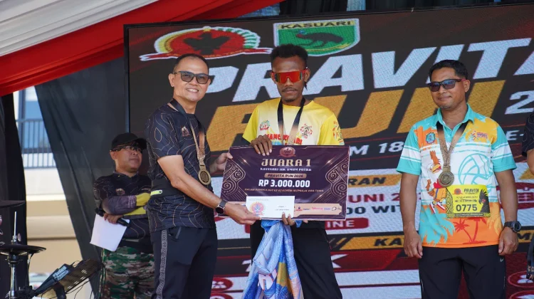 Korem 181/PVT Rayakan HUT ke-63 Melalui Ajang Pravita RUN