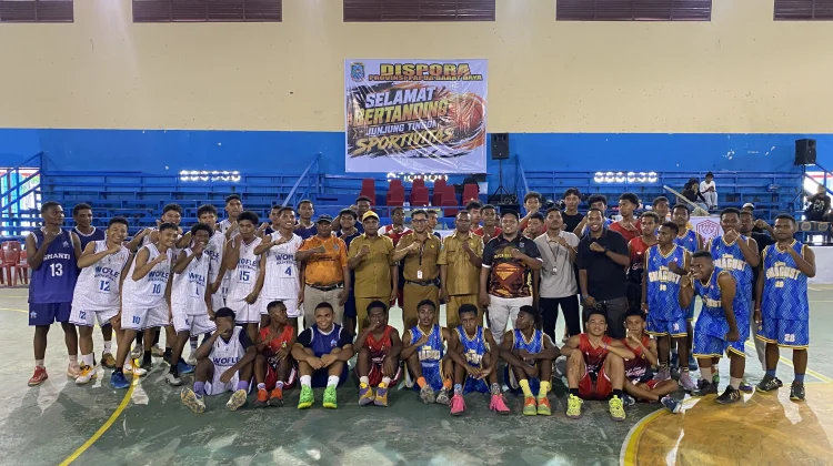 Dispora Papua Barat Daya Gelar Turnamen Basket Antarpelajar