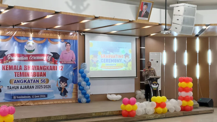 TK Kemala Bhayangkari 12 Teminabuan Tamatkan 40 Peserta Didik