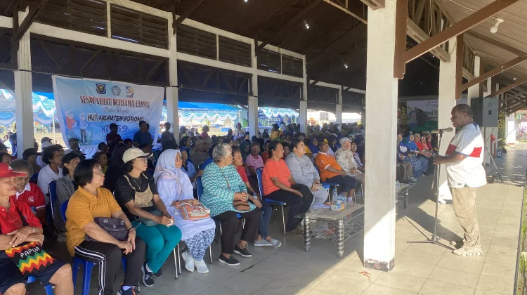 TP PKK Ajak 300 Lansia Hidup Sehat dalam Semarak HUT Kabupaten Sorong