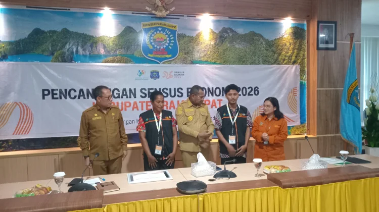 BPS Raja Ampat Terjunkan 95 Petugas Sensus Ekonomi, Mendata 4.419 Pelaku Usaha