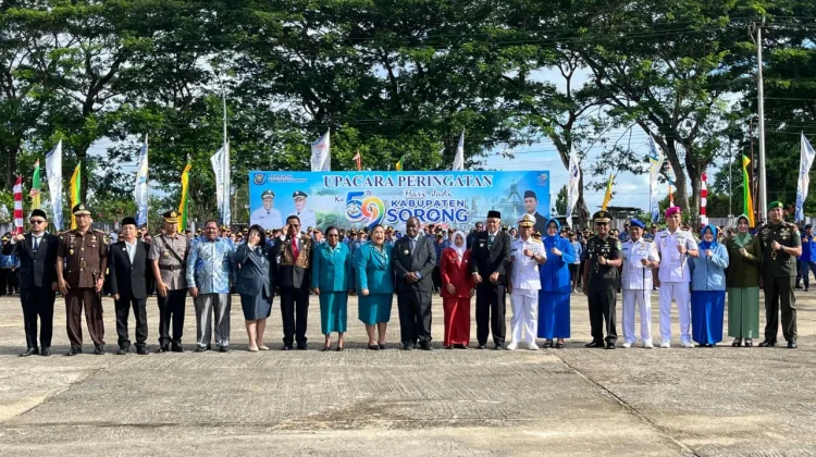 Tahun Ini HUT ke-59 Kabupaten Sorong Dilaksanakan di Halaman Hotel ACC Aimas.