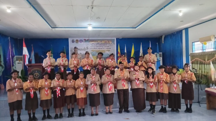 Ketua Mabicab dan Kwarcab Pramuka Raja Ampat Periode 2026-2031 Resmi Dilantik