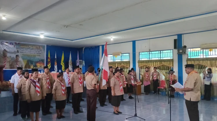 Ketua Mabicab dan Kwarcab Pramuka Raja Ampat Periode 2026-2031 Resmi Dilantik