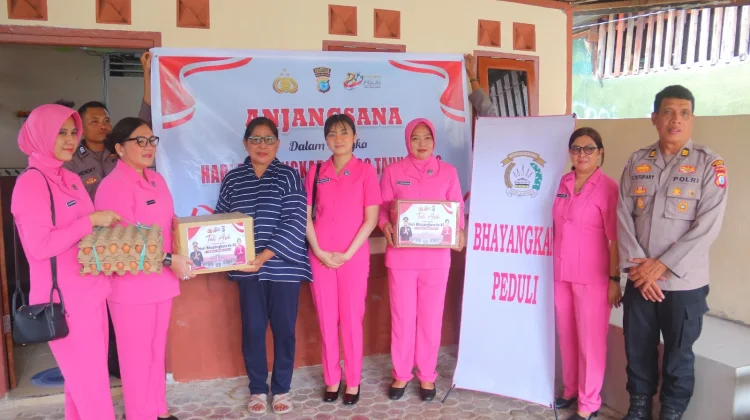 Sambut HUT ke-80 Bhayangkara, Polresta Bersama Bhayangkari Laksanakan Anjangsana