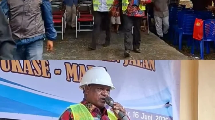 Bupati Maybrat Canangkan Peningkatan Ruas Jalan Yukase–Mare,