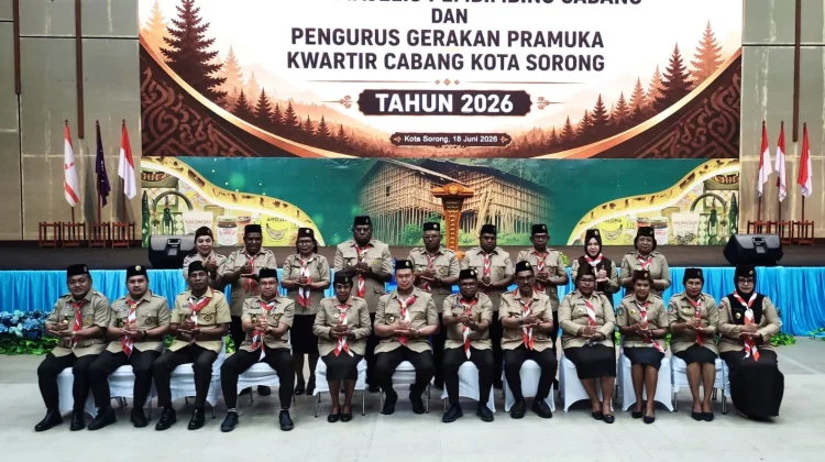 Pelantikan Mabicab dan Kwarcab Pramuka Kota Sorong Masa Bakti 2026 - 2031