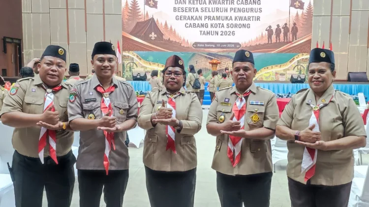 usai Dilantik, Kwartir Kota Sorong Fokus untuk Jambore Nasional di Cibubur