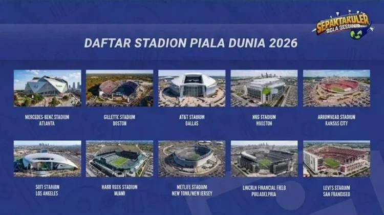 Yuk'Intip Kemegahan Enam Belas Stadion Piala Dunia 2026
