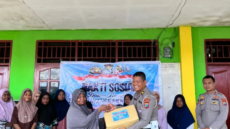 Sambut HUT ke-80 Bhayangkara, Polda PBD Salurkan Bantuan Sembako ke Panti Asuhan