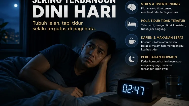 Sering Terbangun Dini Hari, Apa Dampaknya Bagi Kesehatan?