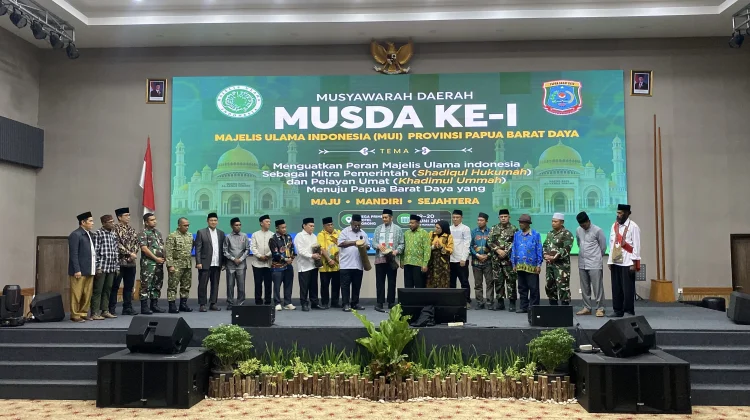Musda I MUI Papua Barat Daya Resmi Dibuka, Gubernur Dorong Penguatan SDM Umat