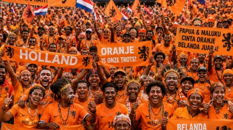 Inilah Alasan Mengapa Tim Sepak Bola Belanda Sangat Disukai di Papua dan Maluku