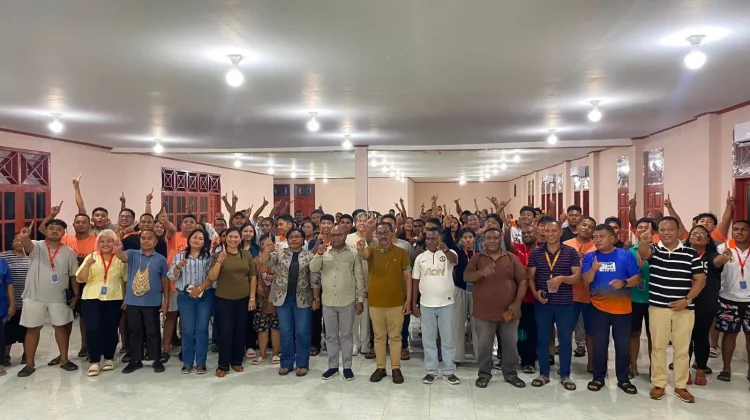 Wali Kota Sorong Kunjungi Kontingen Pesparawi Kota Sorong di Manokwari