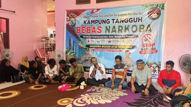 Perangi Narkoba, Satresnarkoba Polresta Sorong Kota Bentuk Kampung Tangguh