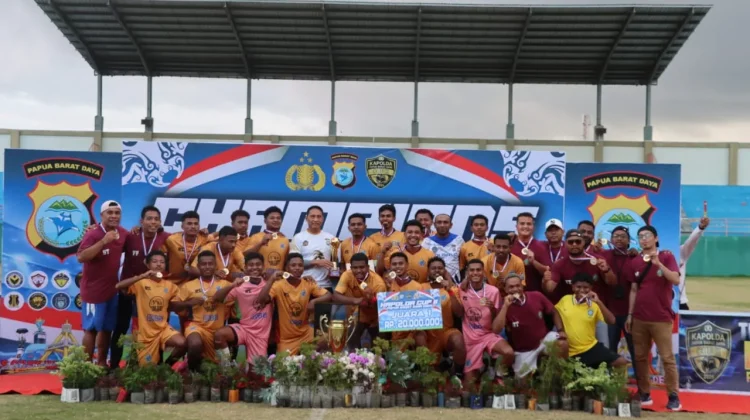 Tekuk Polres Sorong Kota, Polres Raja Ampat Juara I Kapolda Cup 2026
