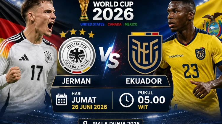 Laga Penentu Grup E Piala Dunia 2026, Jerman Vs Ekuador
