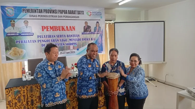 Disperindag PBD Latih Mama Papua Olah Sagu Jadi Produk Bernilai Ekonomi