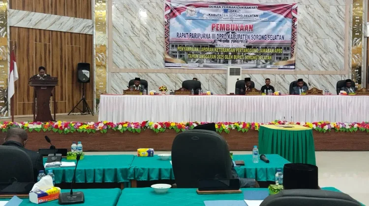 Bupati Sorong Selatan Sampaikan LKPJ Tahun Anggaran 2025
