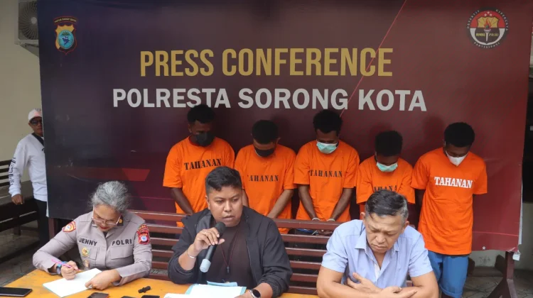 Polresta Sorong Kota Ungkap Belasan Kasus Kriminalitas 3C