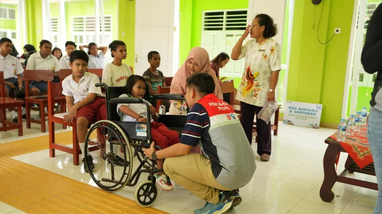 Pertamina Patra Niaga Kilang Kasim Berbagi Keceriaan Bersama Murid SLB Sorong