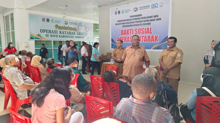 Operasi Katarak Gratis Program Pemprov Papua Barat Daya Diikuti 110 Pasien