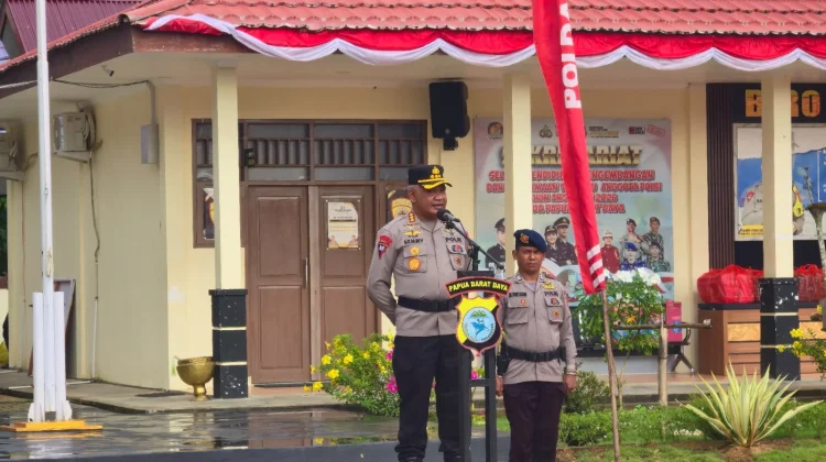 87 Personel Polda Papua Barat Daya Naik Pangkat