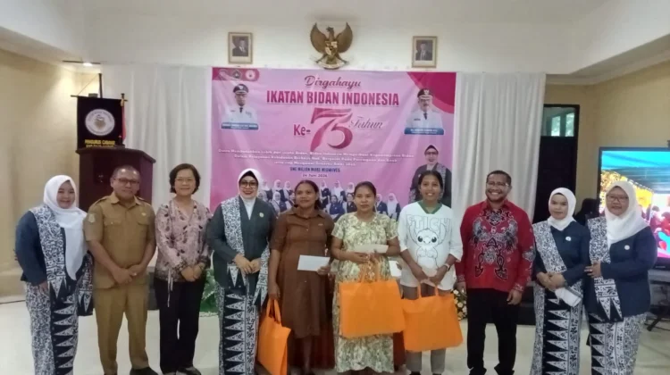 IBI Raja Ampat Peringati HUT ke-75, Dorong Bidan Berikan Pengabdian Terbaik