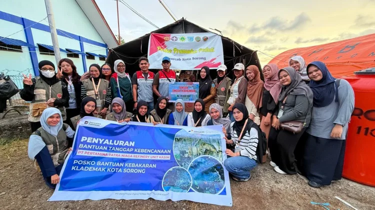 Ringankan Duka Kebakaran Sorong, Kilang Kasim Gandeng Generasi Muda