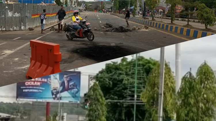 Urung Ditemui Gubernur Elisa Kambu, Massa Mama Papua Duduki Jalan Protokol