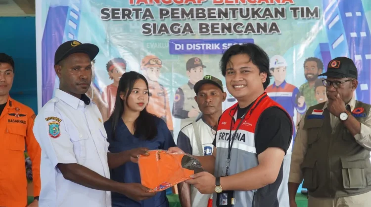 Kilang Kasim Dorong Kampung Seget Jadi Pelopor Pesisir Tanggap Bencana di KabSor