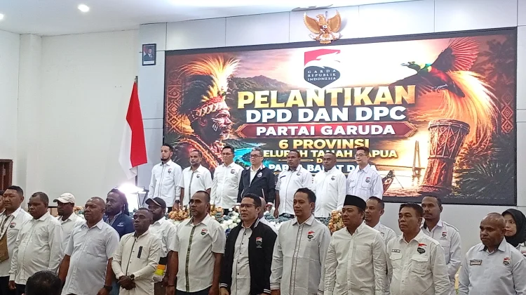 Partai Garuda Lantik Pengurus se-Tanah Papua, Segera Konsolidasi Partai