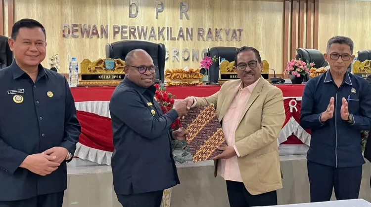 Wali Kota Sorong Apresiasi DPRK atas Persetujuan Materi Perda Tahun Anggaran 2026