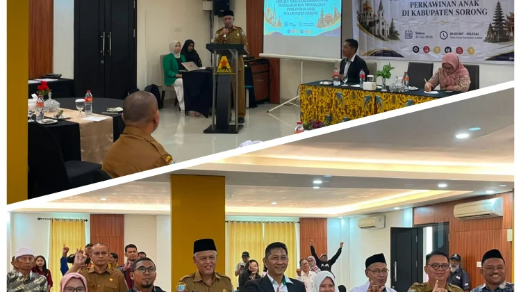Wabup Sorong Ajak Tokoh Agama Perkuat Pencegahan Perkawinan Anak