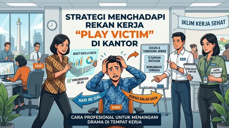 Menghadapi Rekan Kerja 'Play Victim' di Kantor: Strategi Cerdas dan Profesional