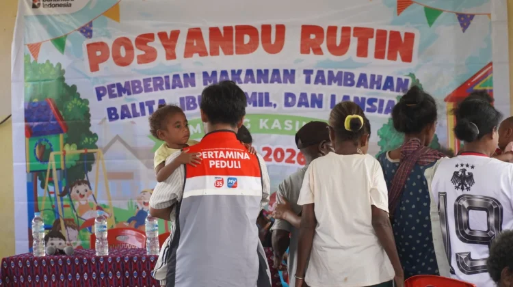 Dukung Pencegahan Stunting, Kilang Kasim Gelar Posyandu Terpadu