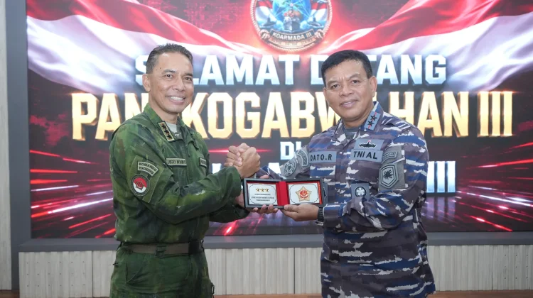 Panglima Koarmada III Terima Kunker Pangkogabwilhan III