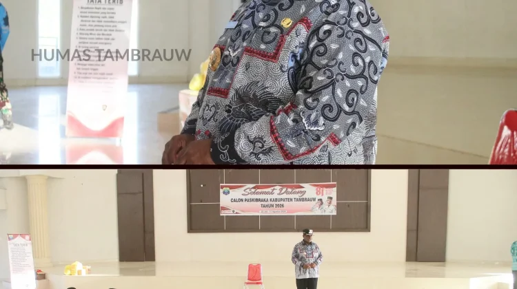 Bupati Tambrauw Beri Motivasi Calon Paskibraka 2026