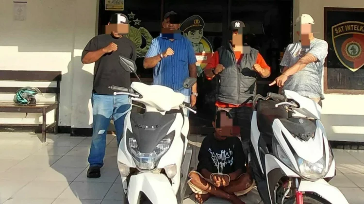 Team Elang Polsek Sorong Barat Ringkus Terduga Pelaku Curanmor