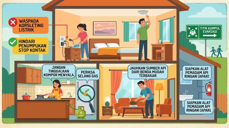 Waspada Kebakaran Rumah, Kenali Penyebab dan Langkah Pencegahannya