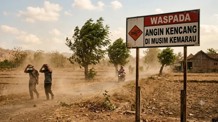 Musim Kemarau Potensi Angin Kencang, Masyarakat Diminta Waspada