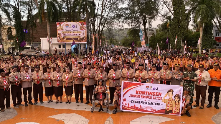 Lepas Kontingen Pramuka ke Jamnas XII, Gubernur Elisa: Bawa Nama Baik Daerah
