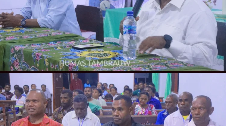 Bupati Tambrauw Dukung Penguatan Kapasitas Guru Sekolah Minggu di Distrik Abun