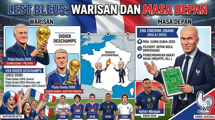 Zidane Resmi Garap Timnas Prancis usai Gagal di PD 2026