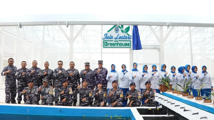 Dankodaeral XIV Resmikan Green House Jala Lestari dan Tebar Benih Ikan Nila