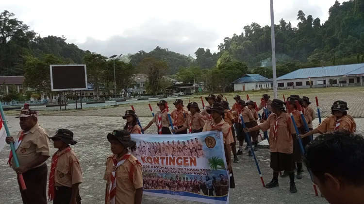 Raja Ampat Kirim 28 Pelajar Ikuti Jambore Nasional Pramuka XII